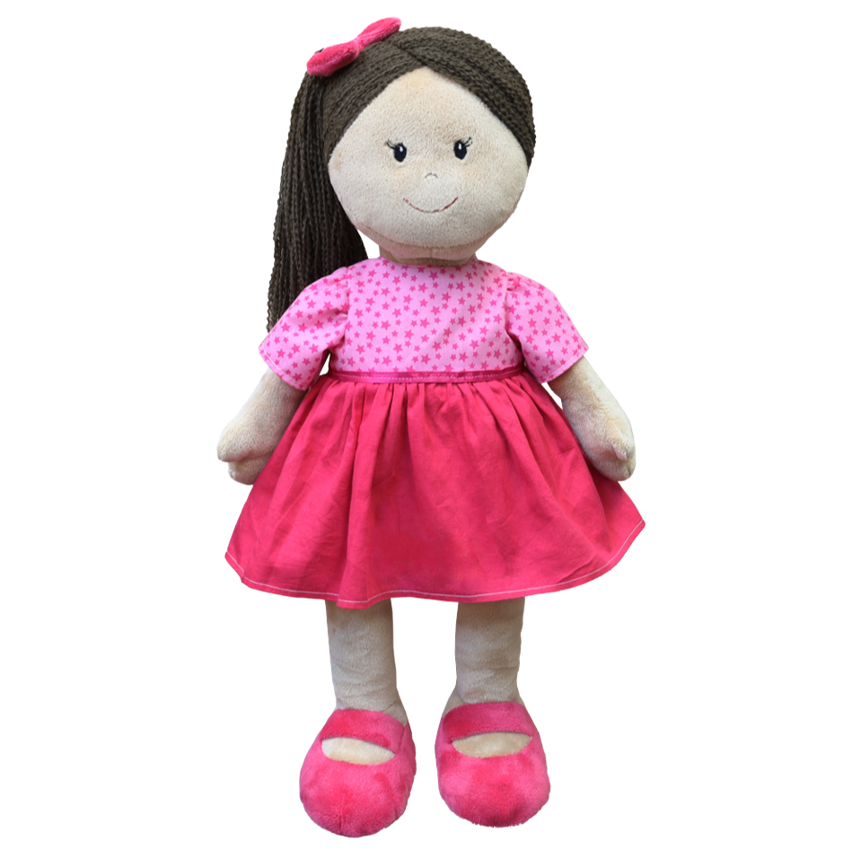 Alley Summerside Doll – Personalised Embroidered Plush Toy (50cm)