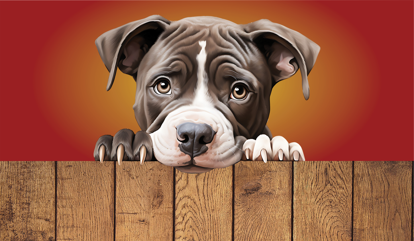 Dog Breed Faux Leather Keyrings – Cute Sublimated Designs
