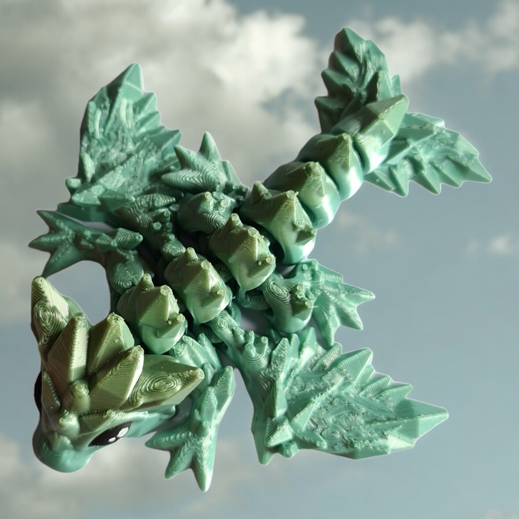 3D Printed Mini Crystal Dragon Cinderwing