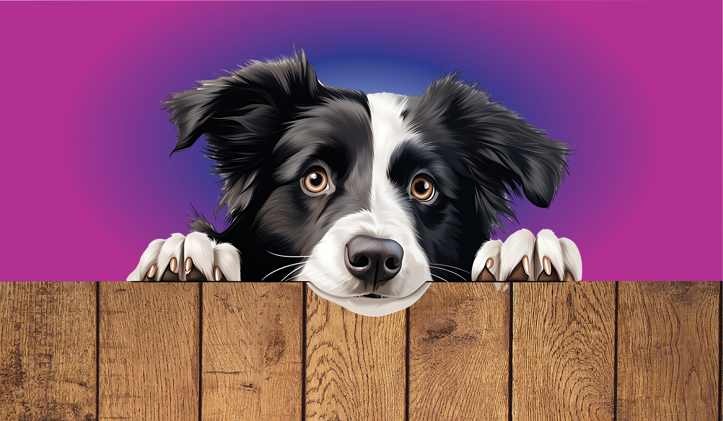 Dog Breed Faux Leather Keyrings – Cute Sublimated Designs