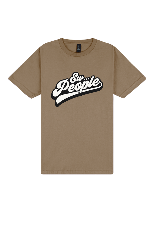 'Eww People' Premium Cotton T-Shirt with Durable DTF Print