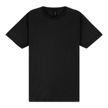 Load image into Gallery viewer, Black t-shirt on a white background
