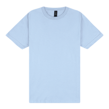 Load image into Gallery viewer, Light blue t-shirt on a white background
