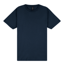 Load image into Gallery viewer, Navy blue t-shirt on a white background
