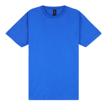 Load image into Gallery viewer, Blue t-shirt on a white background
