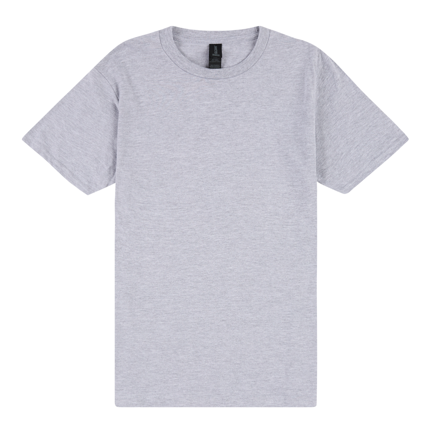 Gray t-shirt on a white background