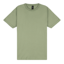 Load image into Gallery viewer, Green t-shirt on a white background
