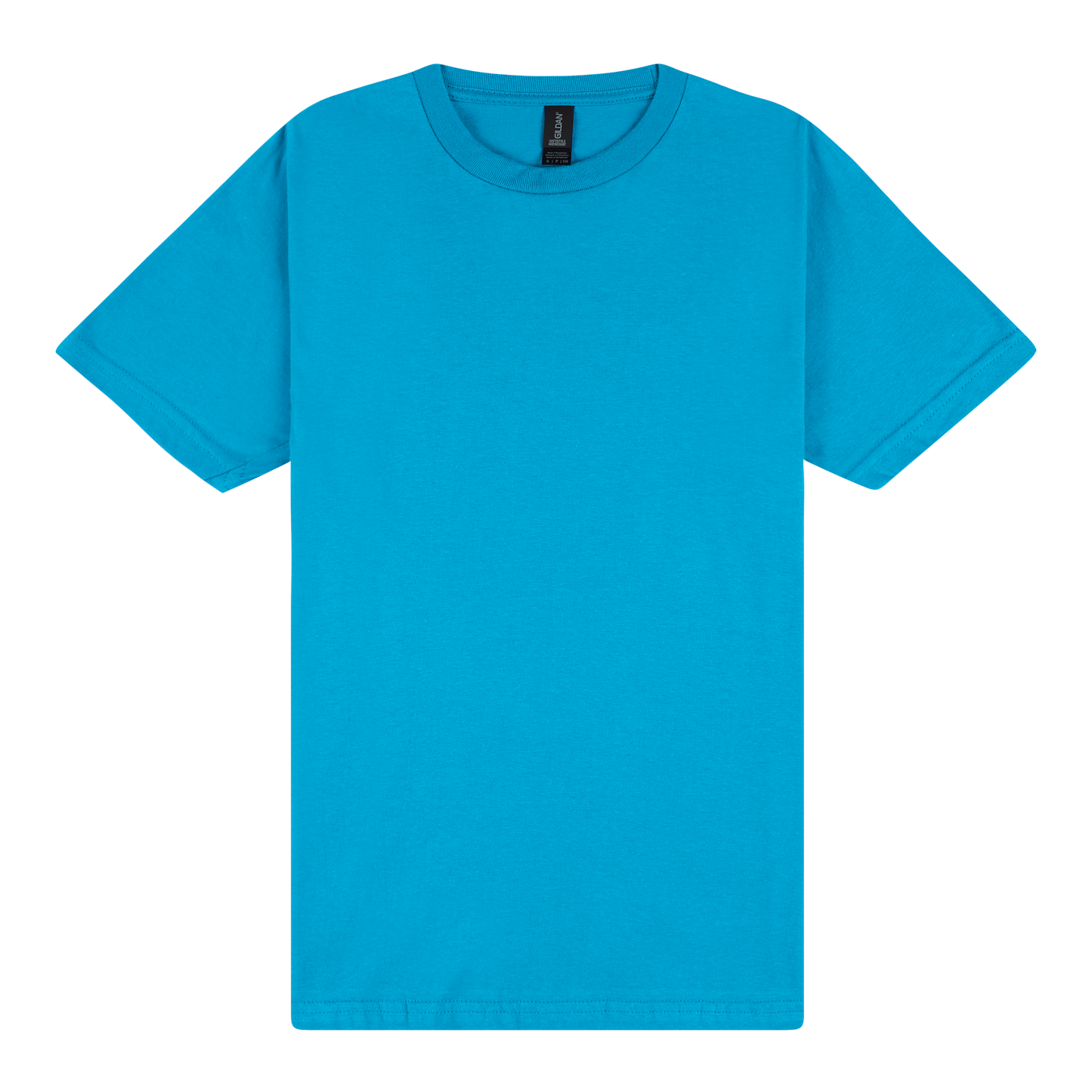 Blue t-shirt on a white background