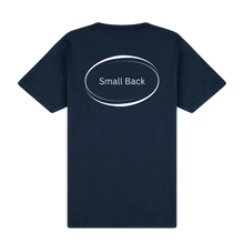 Load image into Gallery viewer, Custom Logo Navy T-Shirt - DTF Printed Tee - Personalised Decoration Service on Gildan Softstyle
