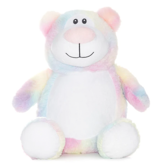 Pastel Bear – Personalised Embroidered Cubby