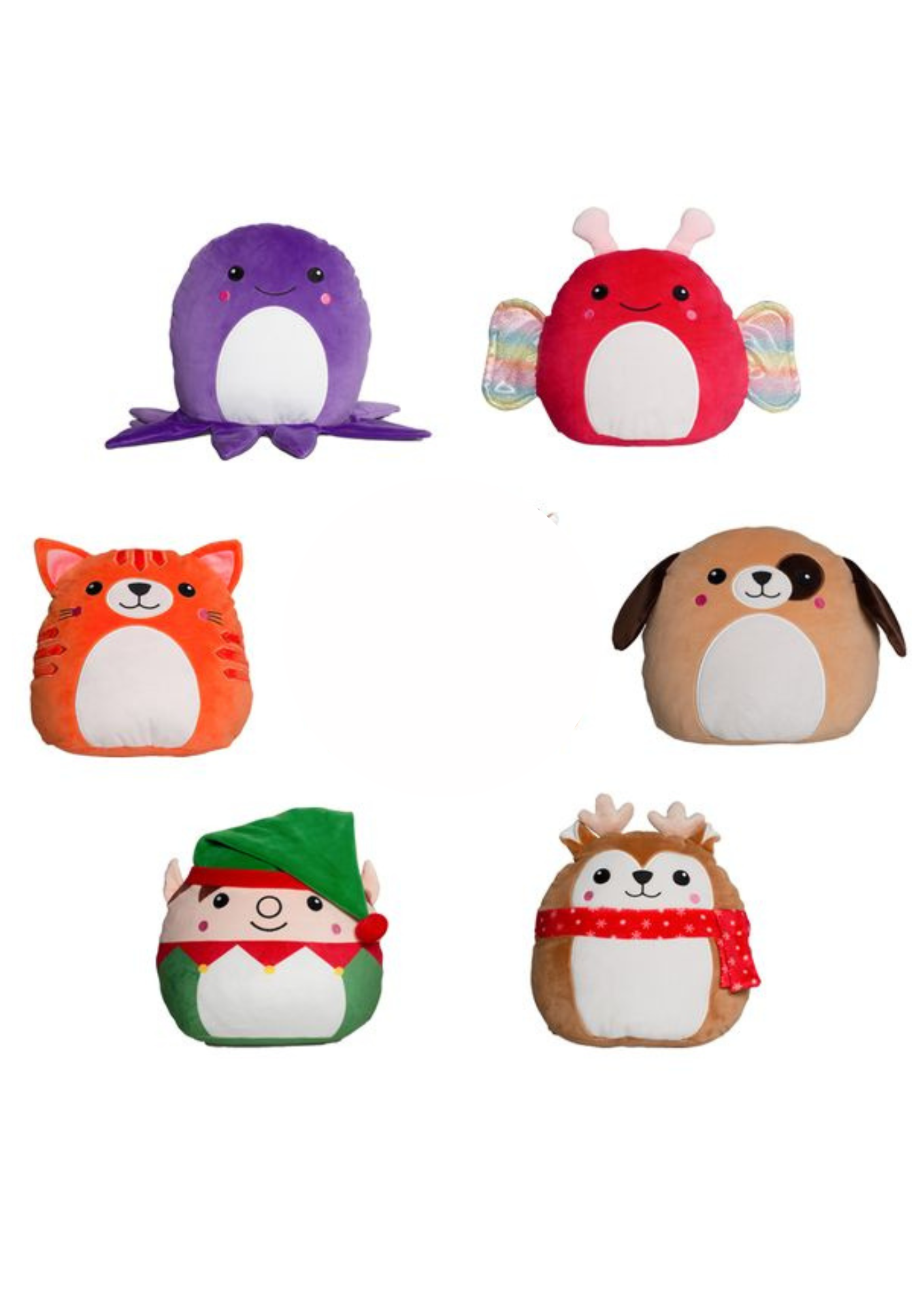 Squidgy's by Mumbles 29cm Plushies with Personalisation