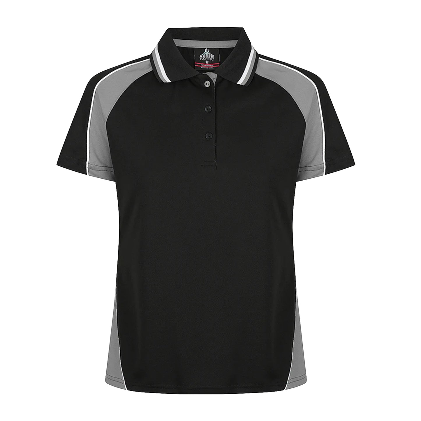 Aussie Pacific Panorama DTF Printed Ladies Polo Custom Logo