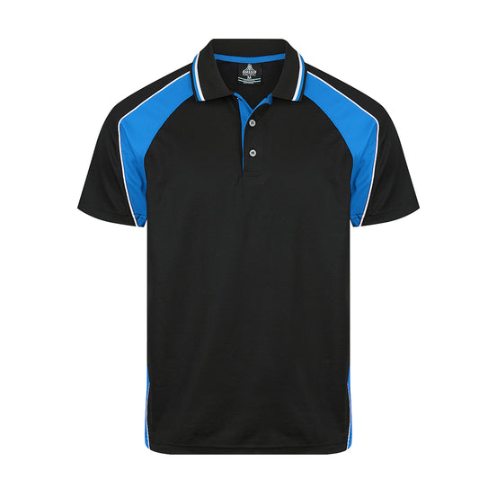 Aussie Pacific Panorama DTF Printed Mens Polo Custom Logo