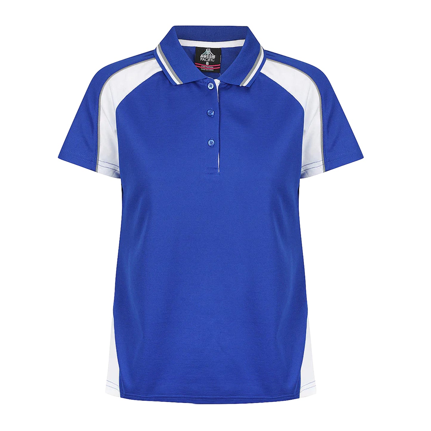 Aussie Pacific Panorama DTF Printed Ladies Polo Custom Logo
