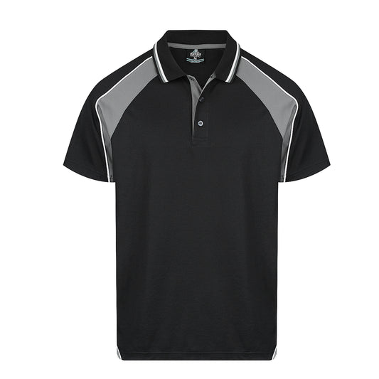 Aussie Pacific Panorama DTF Printed Mens Polo Custom Logo