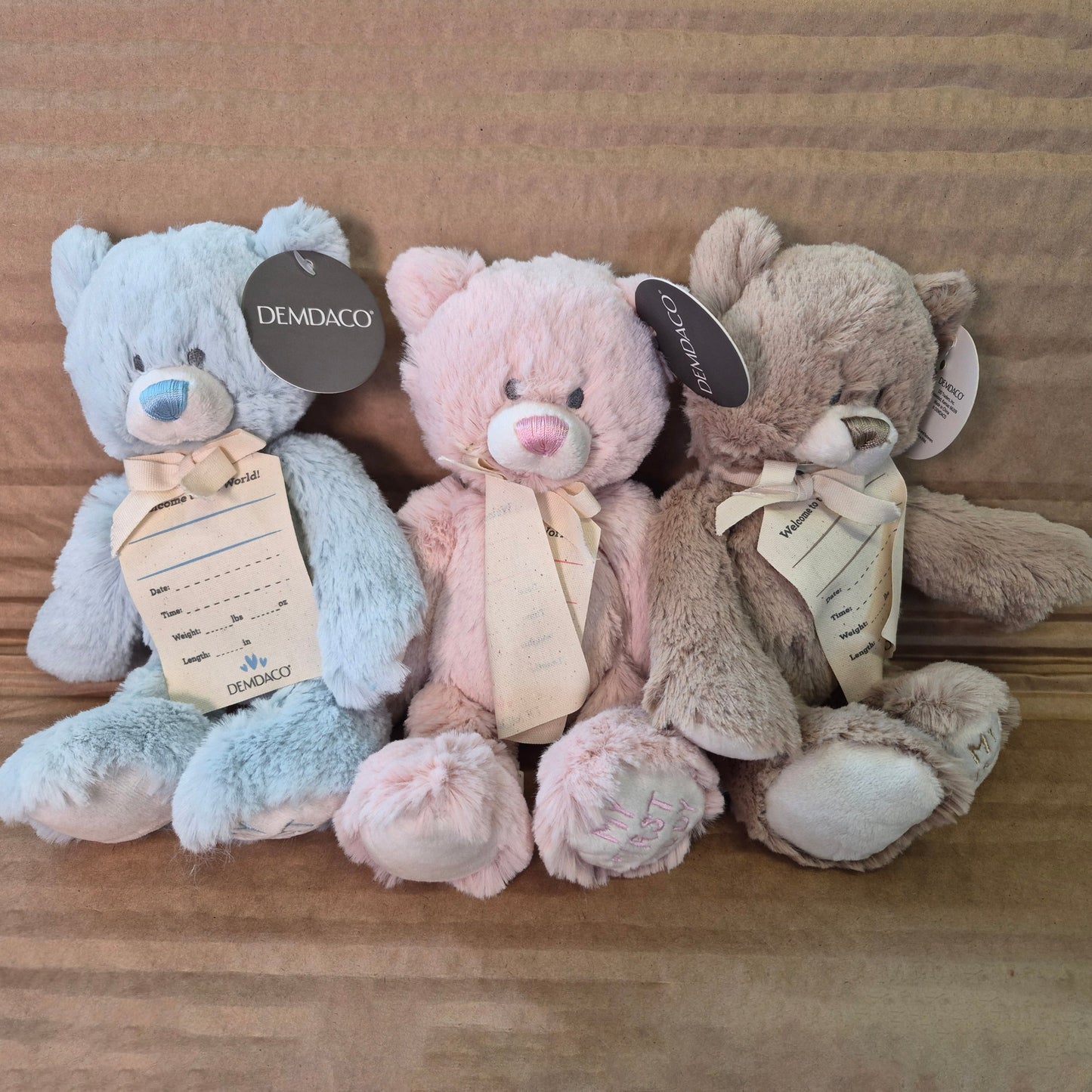 Personalised Baby Gift Bear - Soft Plush Keepsake Teddy