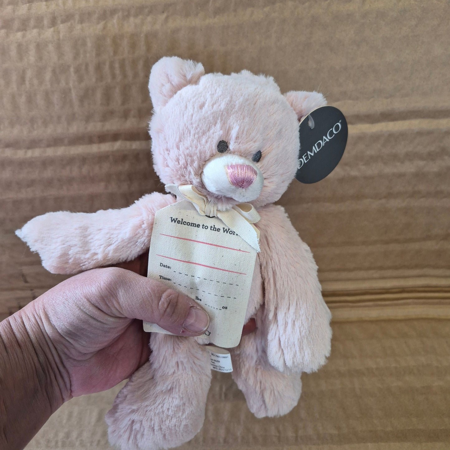 Personalised Baby Gift Bear - Soft Plush Keepsake Teddy