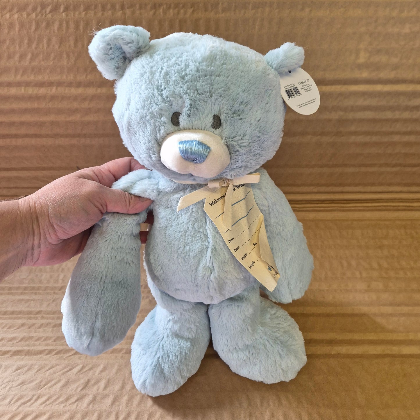 Personalised Baby Gift Bear - Soft Plush Keepsake Teddy
