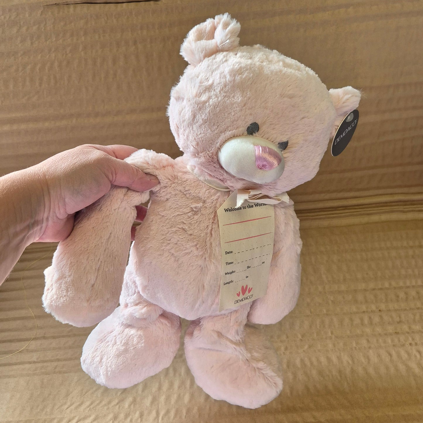 Personalised Baby Gift Bear - Soft Plush Keepsake Teddy