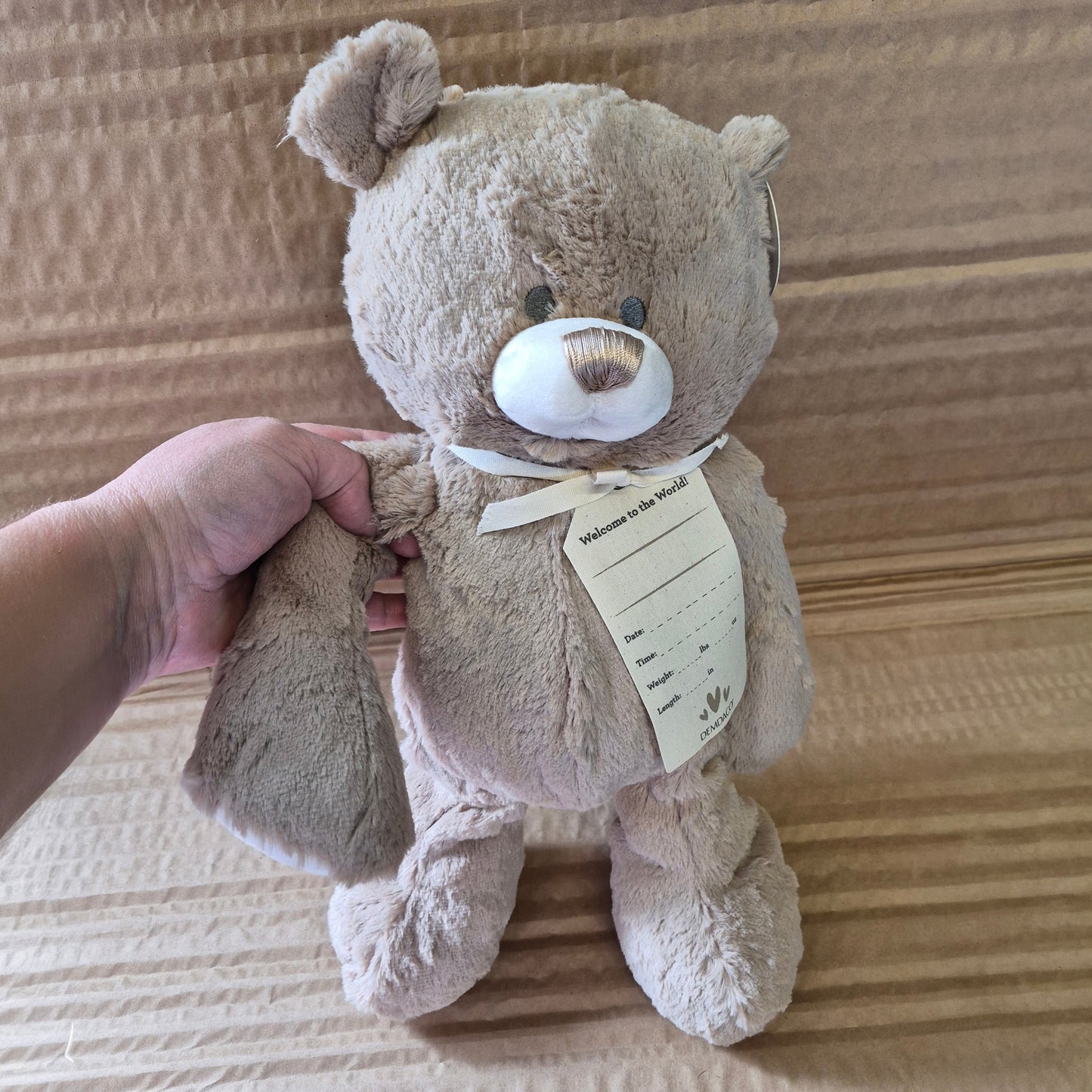 Personalised Baby Gift Bear - Soft Plush Keepsake Teddy