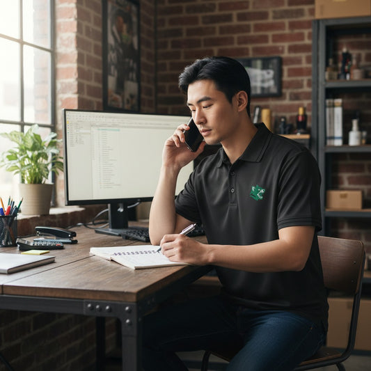 Custom AP Hunter Polo Packs — Your Logo, Embroidered Locally