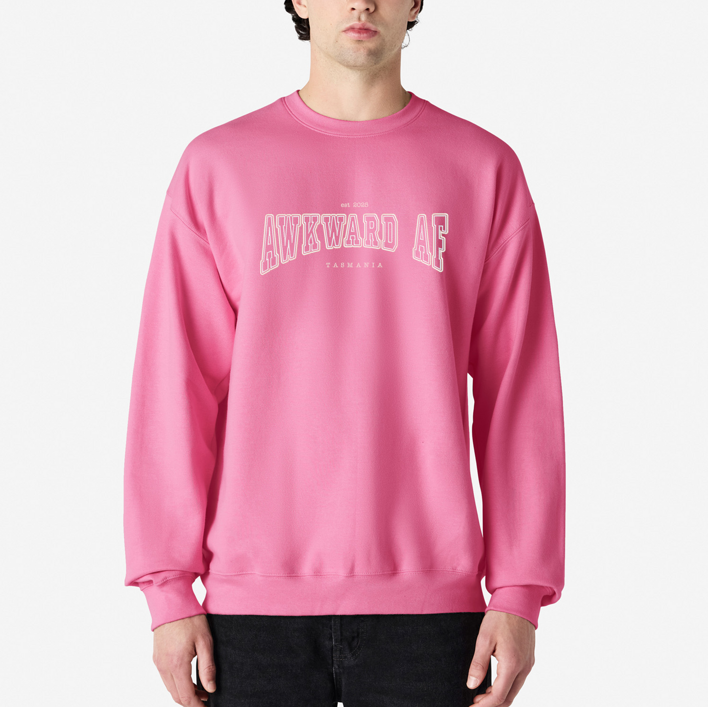 "Awkward AF" Statement Jumper – Embody the Cringe