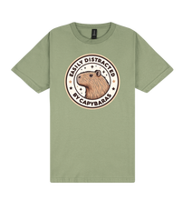 Load image into Gallery viewer, Easily Distracted by Capybaras - Capybara Slogan T-Shirt
