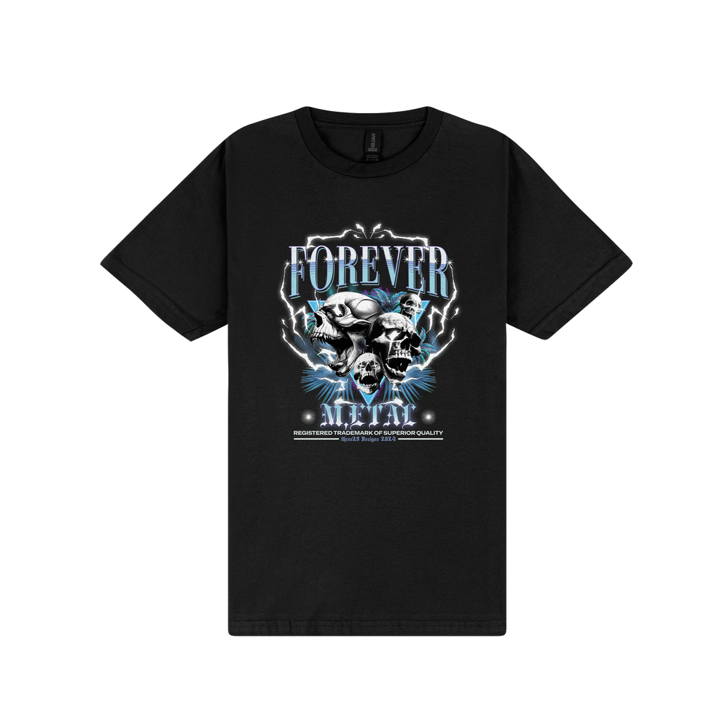 Forever Metal T-Shirt - DTF Printed Gildan Unisex Tee