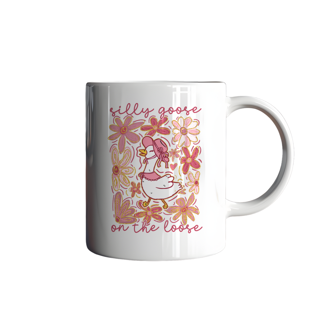 Silly Goose on the Loose – Whimsical Mug for Honkers and Tea-Drinkers