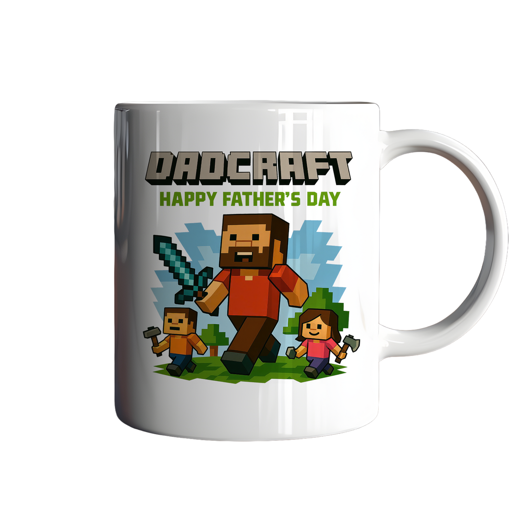 Dadcraft – Pixel Style Father’s Day Mug