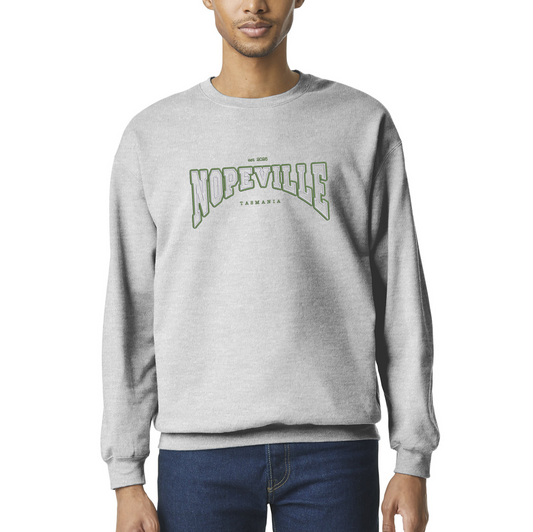 "Nopeville" Snarky Slogan Jumper – Anti-Social Vibes Only