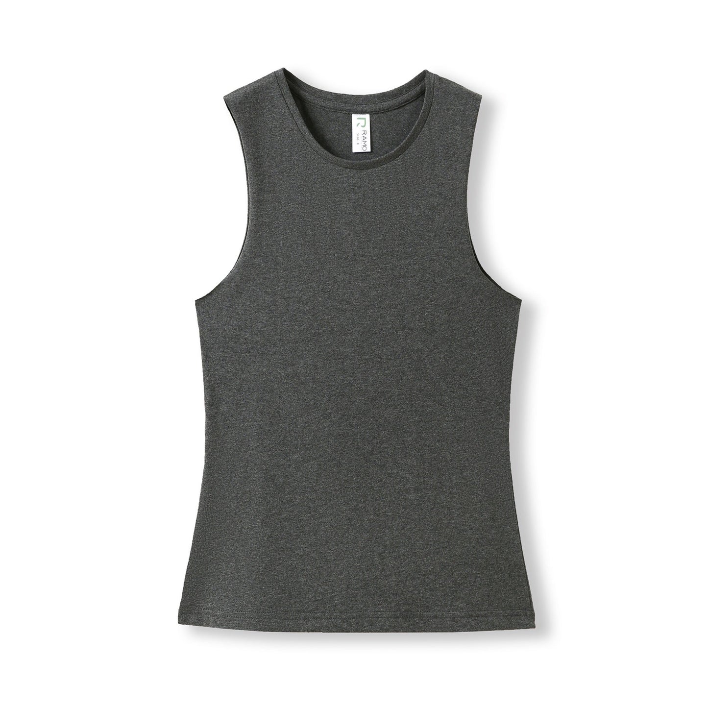 Gray tank top on a white background