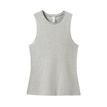 Load image into Gallery viewer, Gray sleeveless shirt on a white background
