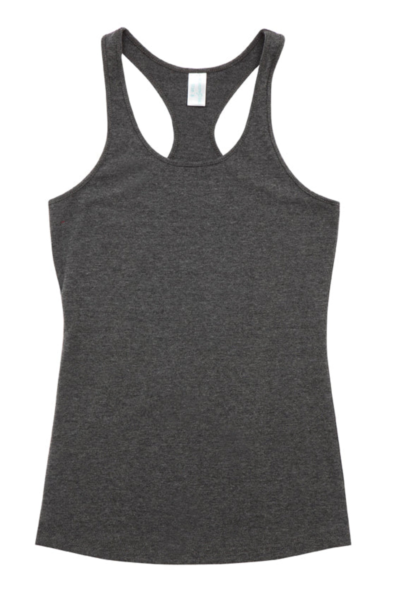 Gray tank top on a white background