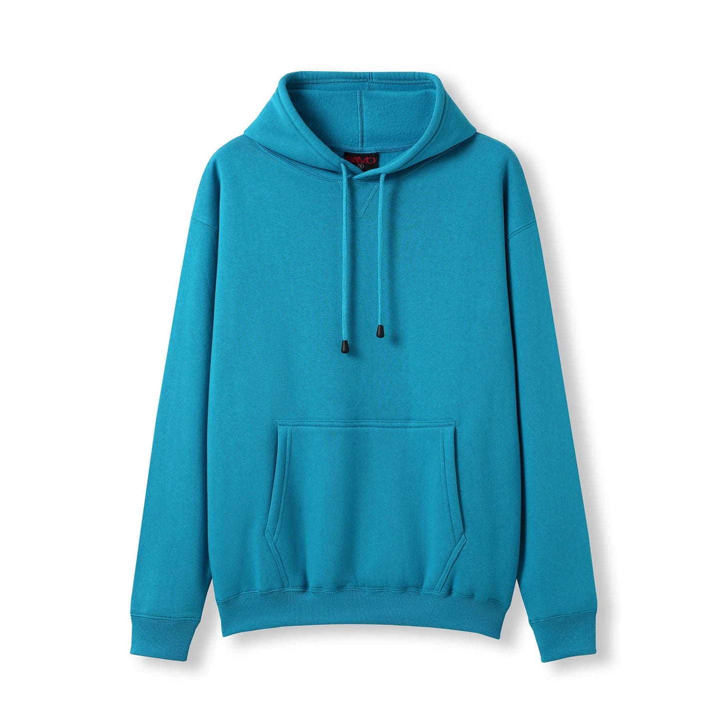 Blue hoodie on a white background