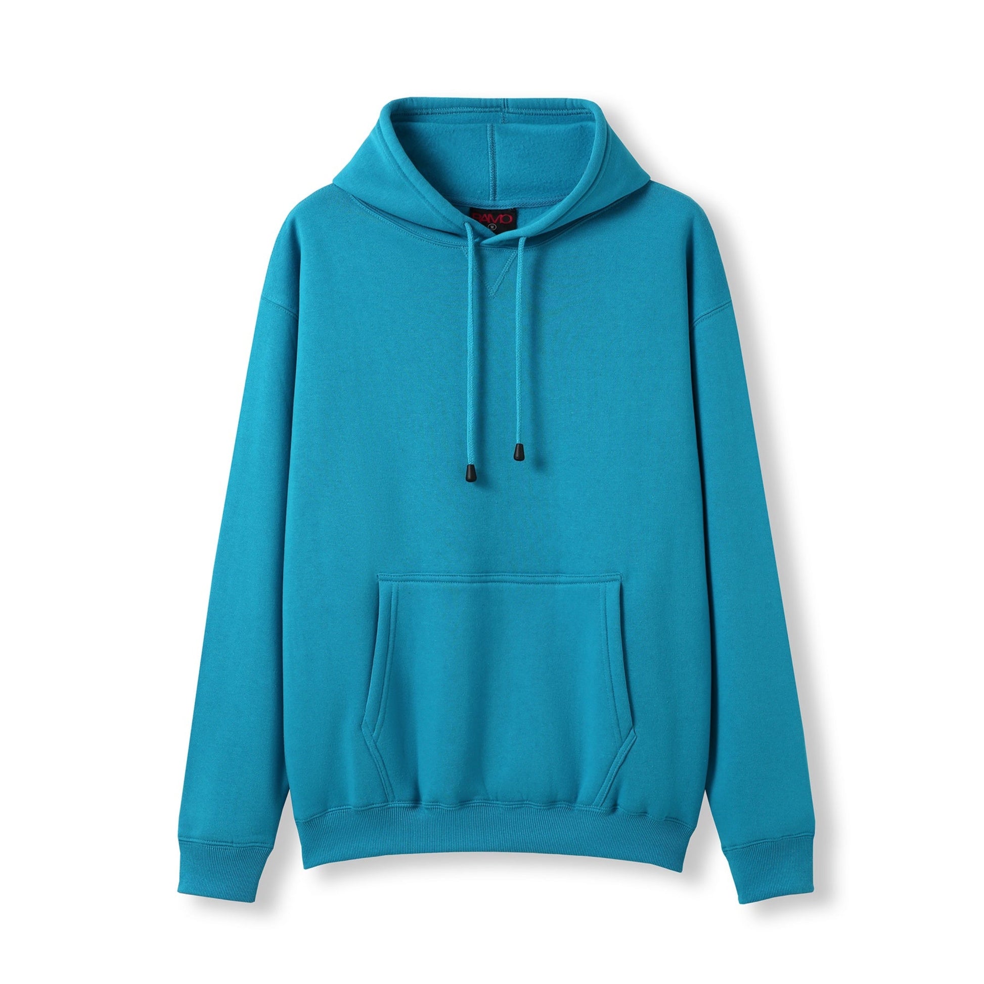 Blue hoodie on a white background