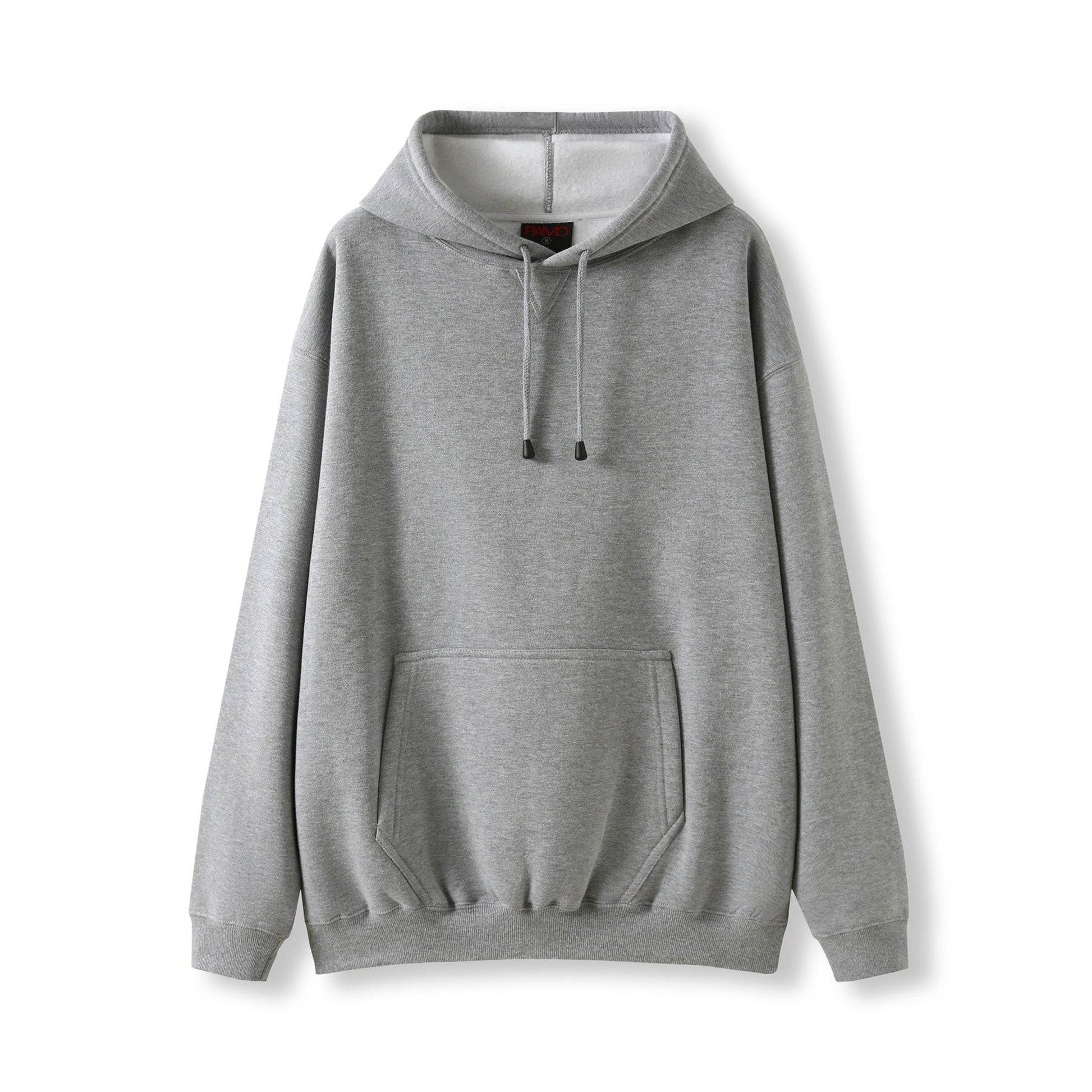 Gray hoodie on a white background
