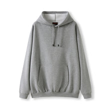 Load image into Gallery viewer, Gray hoodie on a white background
