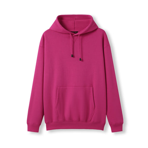 Pink hoodie on a white background