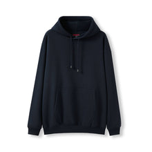 Load image into Gallery viewer, Navy hoodie on a white background
