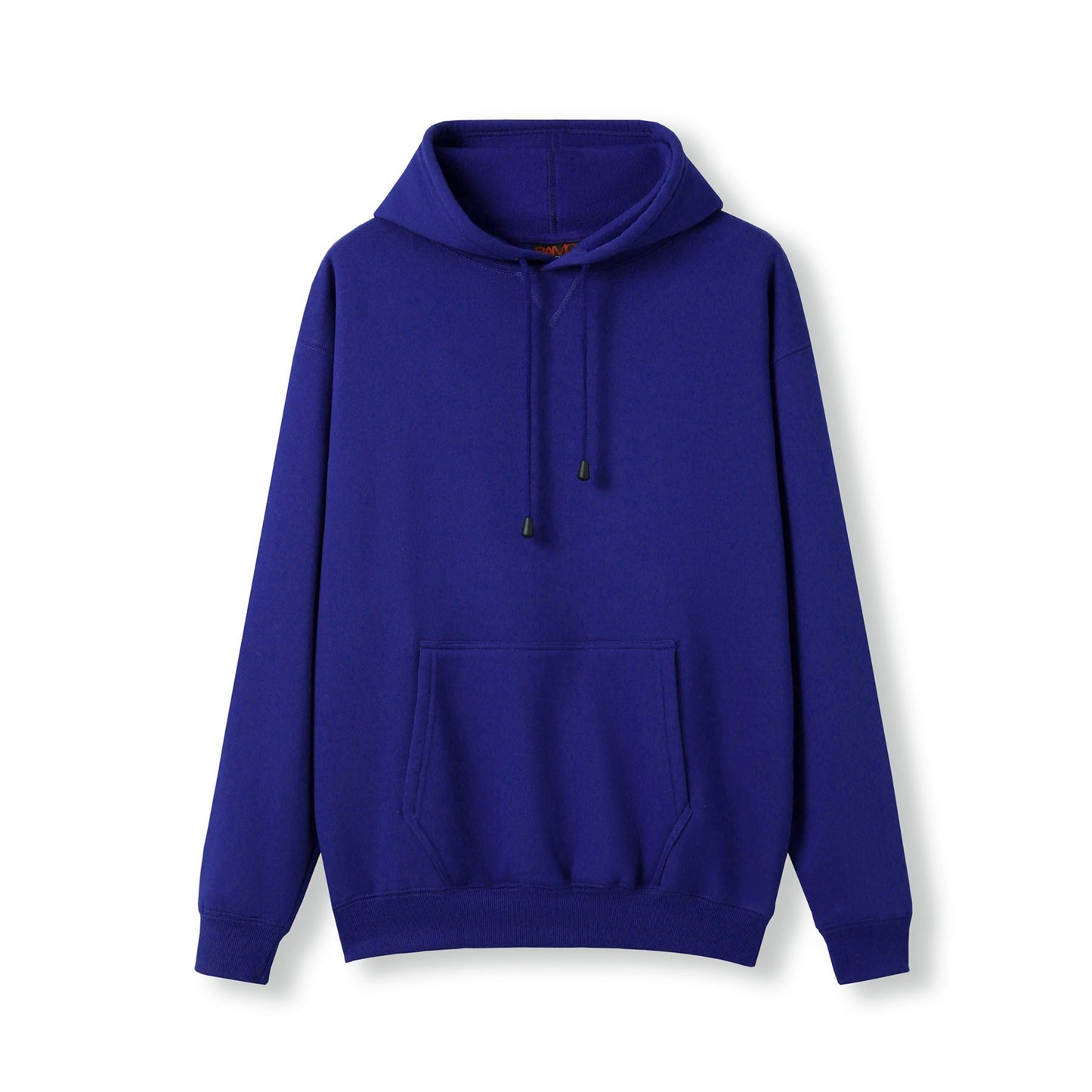Blue hoodie on a white background