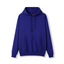 Load image into Gallery viewer, Blue hoodie on a white background
