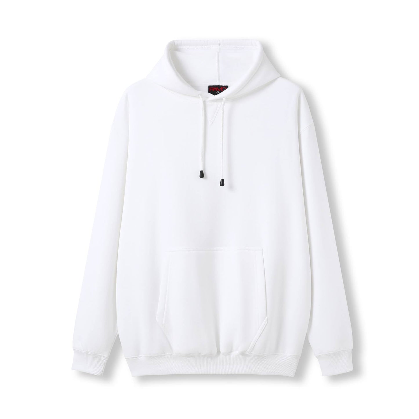White hoodie on a white background