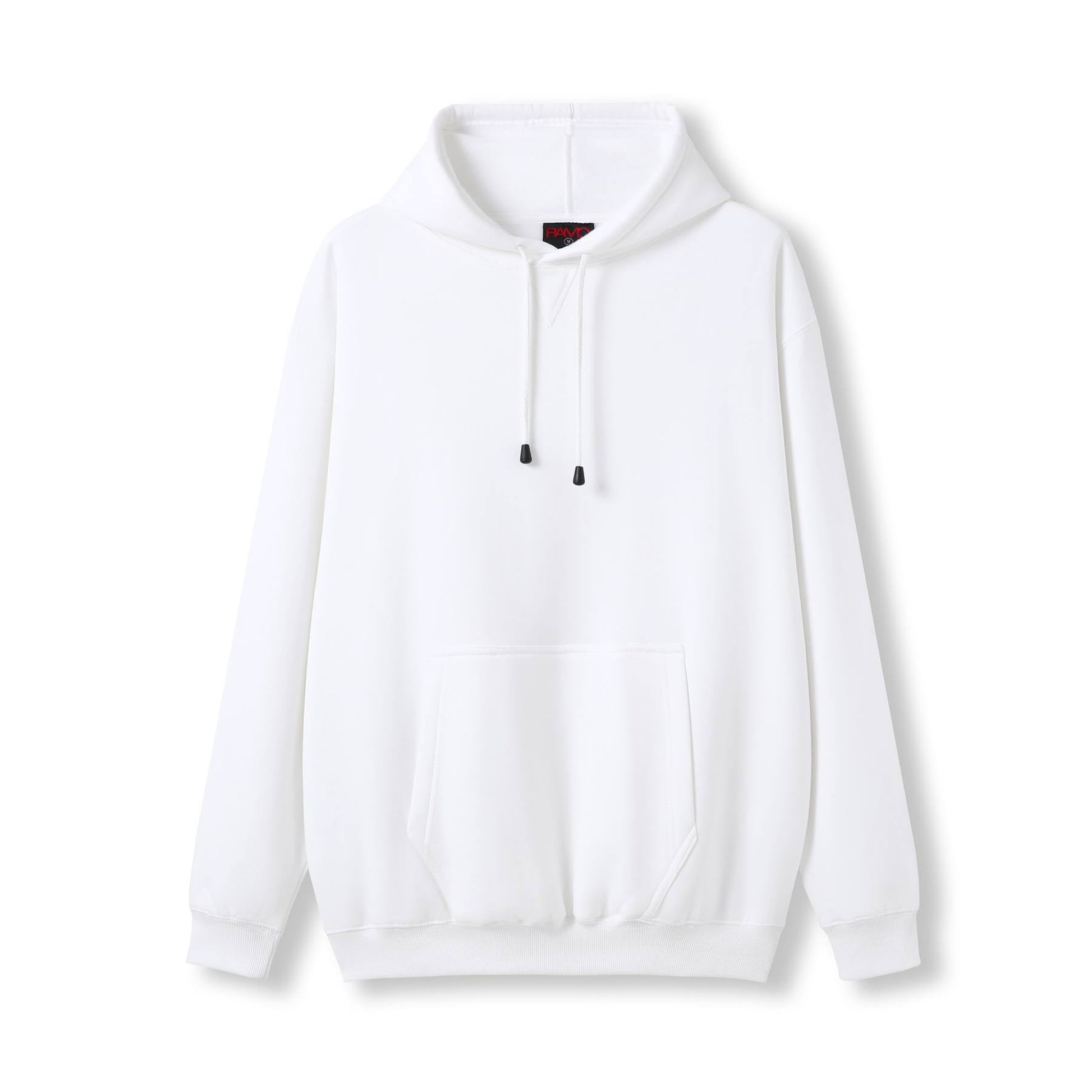 White hoodie on a white background
