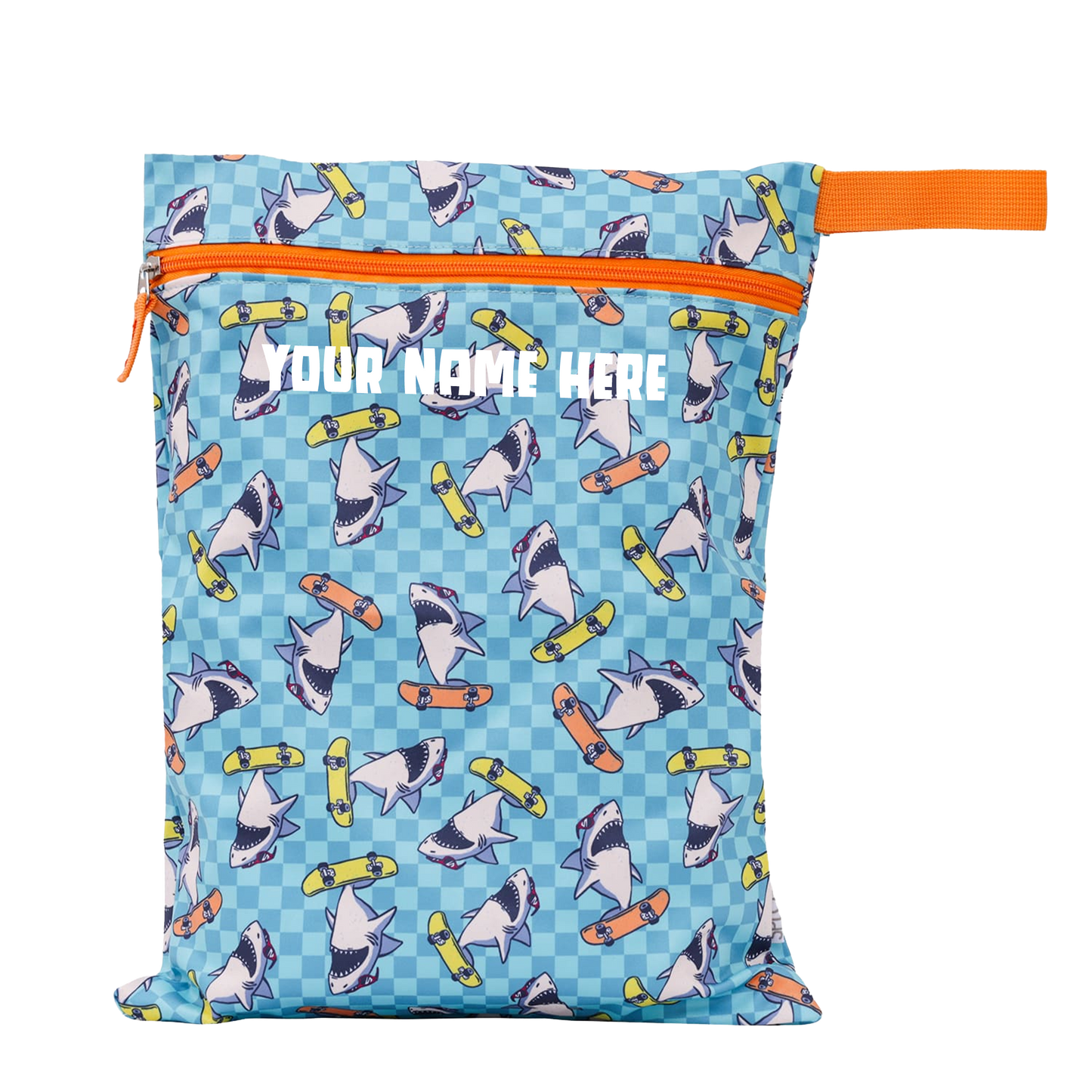 Kids Sun Hat & Wet Bag Set - Shark Design