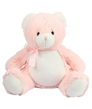 Load image into Gallery viewer, Pink Bear- Personalised Embroidered Zippies by Mumbles

