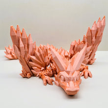 Load image into Gallery viewer, 3d Printed Articulated Silk PLA Winged Baby Dragon Cinderwing
