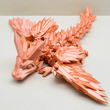 Load image into Gallery viewer, 3d Printed Articulated Silk PLA Winged Baby Dragon Cinderwing
