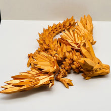 Load image into Gallery viewer, 3d Printed Articulated Silk PLA Winged Baby Dragon Cinderwing
