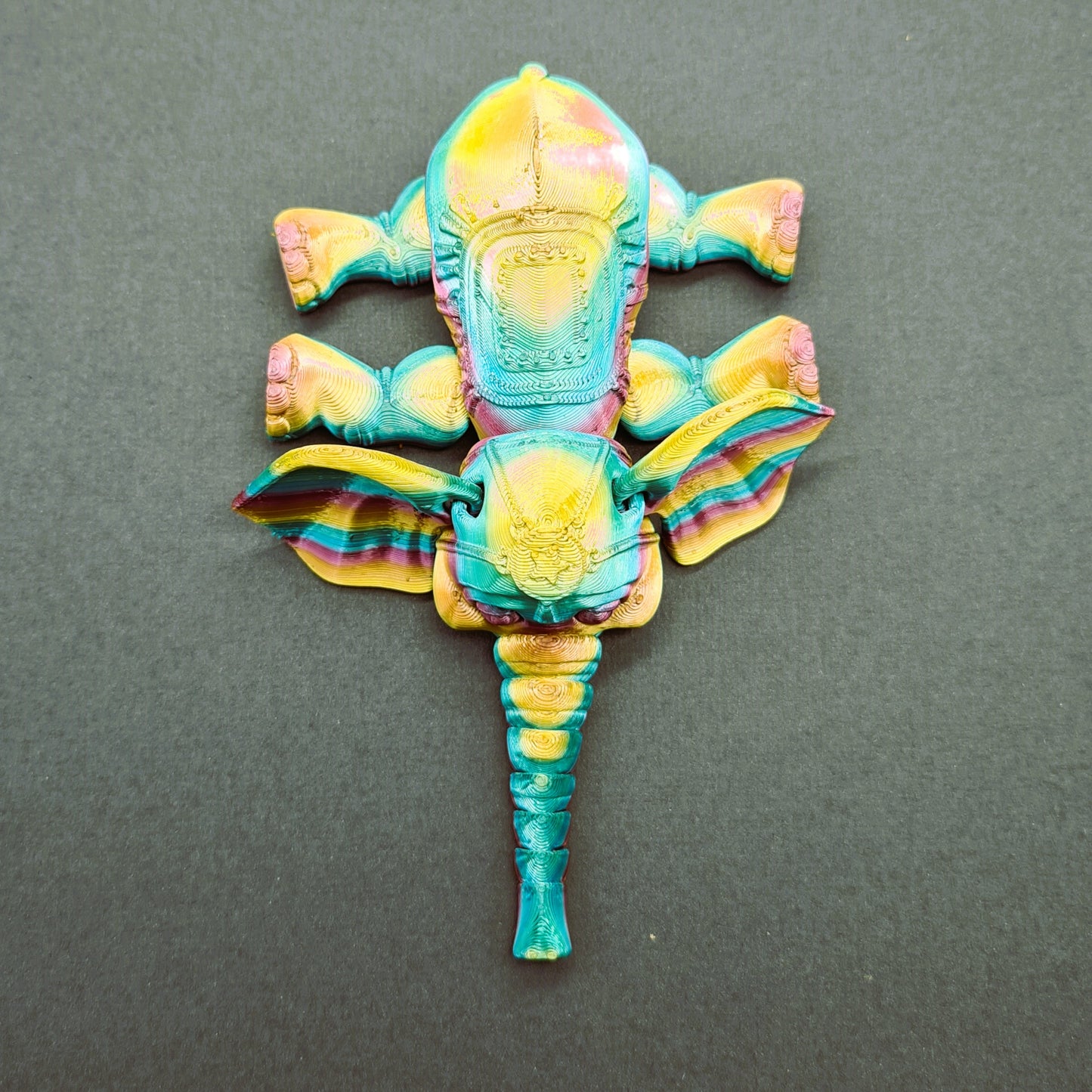 Flexi Factory Silk Rainbow Balancing Elephant and Small Ball